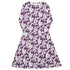 Dnd Purple Dragons Long Sleeve Midi Dress 1