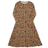 Fall Squirrel Long Sleeve Midi Dress 1