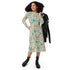 Spring Garden Long Sleeve Midi Dress 4