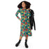 Tropical Fruit Dice Dnd Long Sleeve Midi Dress 4