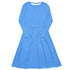Geometry Blue Math Long Sleeve Midi Dress 1