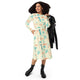 Nerdy Ramen Recipe Japanese Long Sleeve Midi Dress
