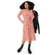 Nerdy Human Anatomy Light Long Sleeve Midi Dress