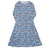 Onsen Snow Monkeys Long Sleeve Midi Dress 1