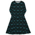 Episodic Mystical Butterfly Long Sleeve Midi Dress 1