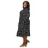 Periodic Table BW Long Sleeve Midi Dress 2