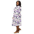 Rainbow Dragons and Unicorns Long Sleeve Midi Dress 2