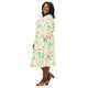 Nerdy Ramen Recipe Japanese Long Sleeve Midi Dress