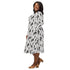 Dominos Long Sleeve Midi Dress 2