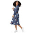 Video Game Cats Light Long Sleeve Midi Dress 3
