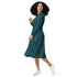 Computer Internet Technology Long Sleeve Midi Dress 3