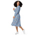 Onsen Snow Monkeys Long Sleeve Midi Dress 3