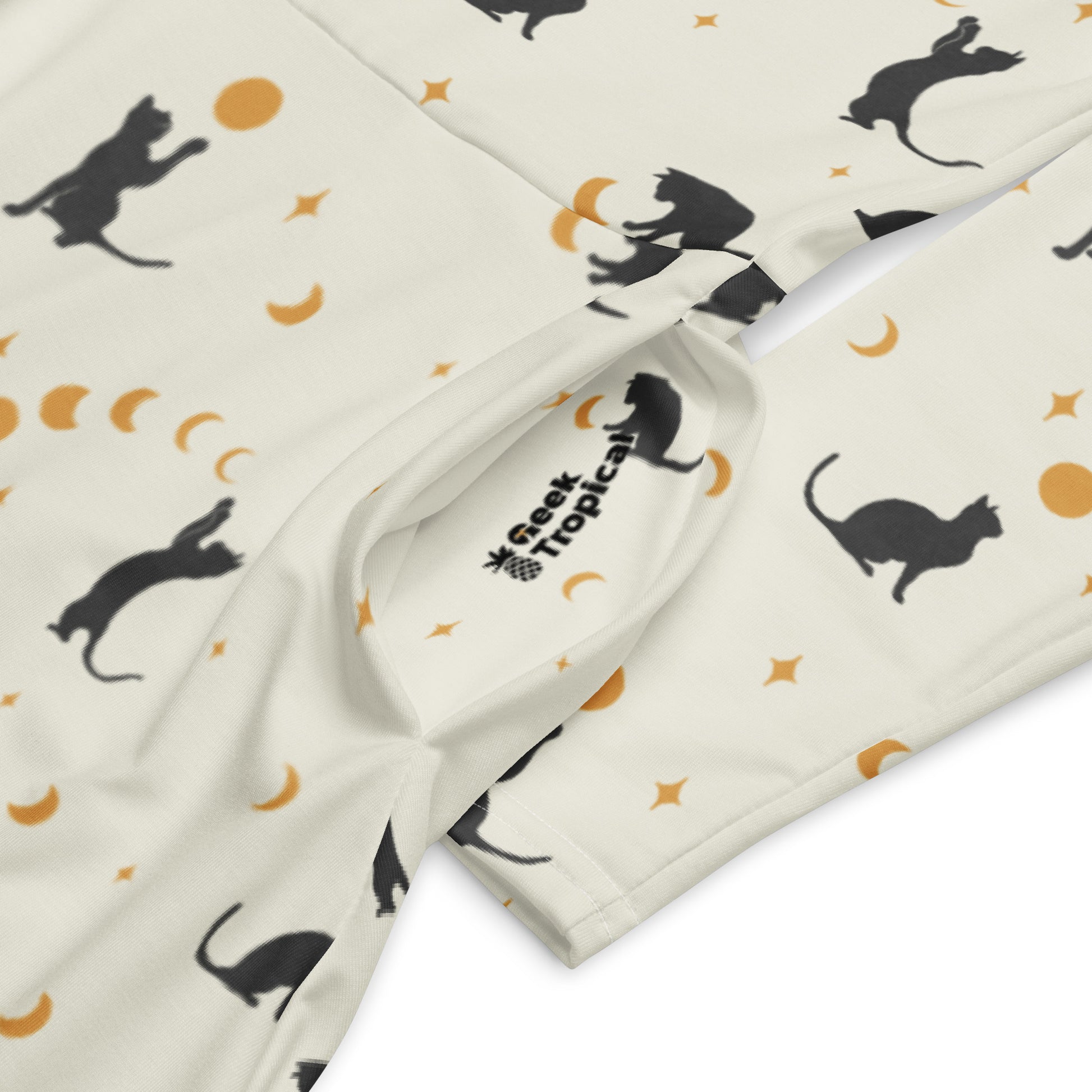 Episodic Cat Catching the Moon Long Sleeve Midi Dress 7