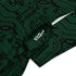 Green Computer Circuits Long Sleeve Midi Dress 7