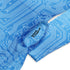 Blue Computer Circuit Board Long Sleeve Midi Dress 7