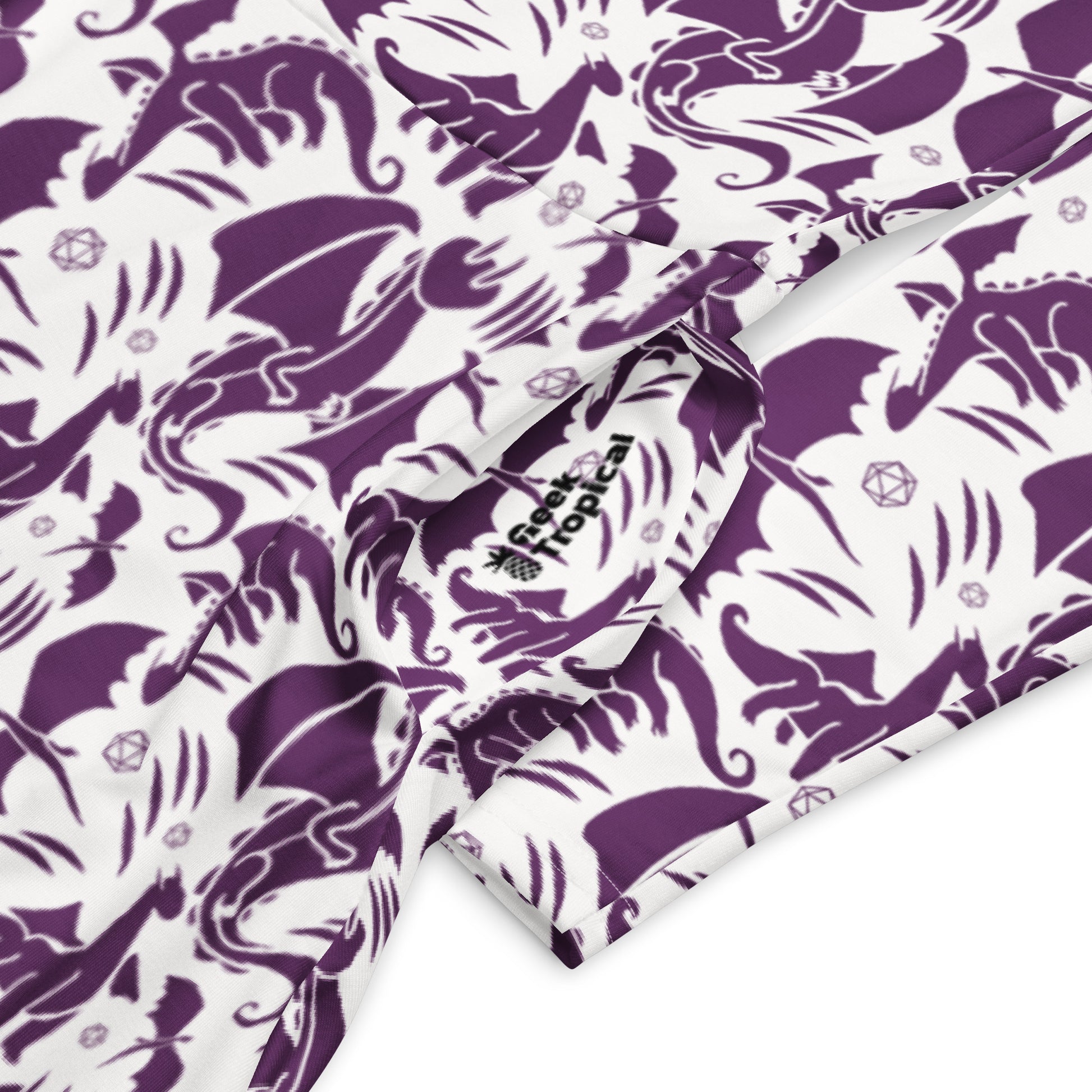 Dnd Purple Dragons Long Sleeve Midi Dress 7