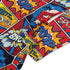 Pop Art Comic Book Red Long Sleeve Midi Dress 7