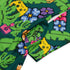 Tropical Video Game Pixels Long Sleeve Midi Dress 7