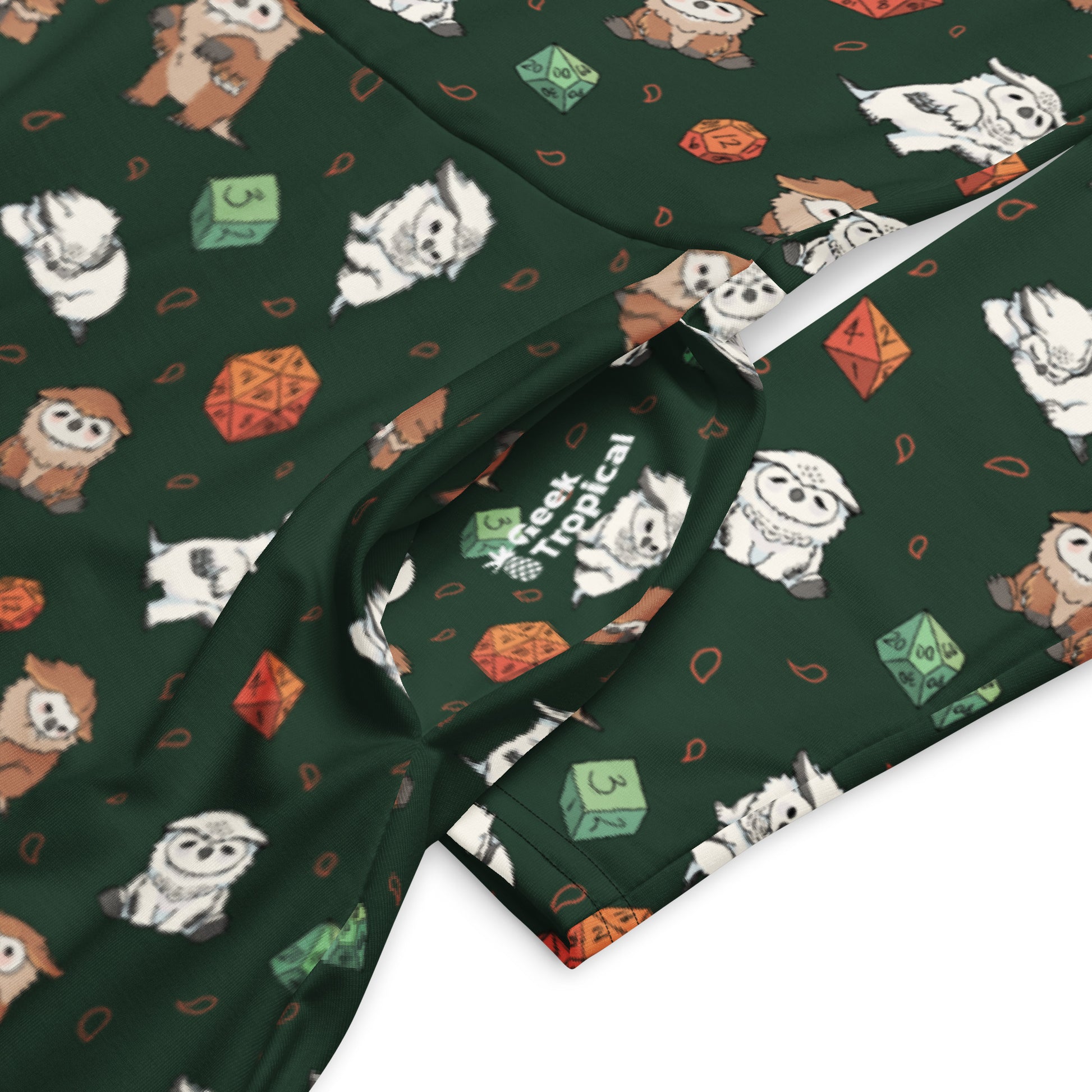 Dnd Owlbears Long Sleeve Midi Dress 7