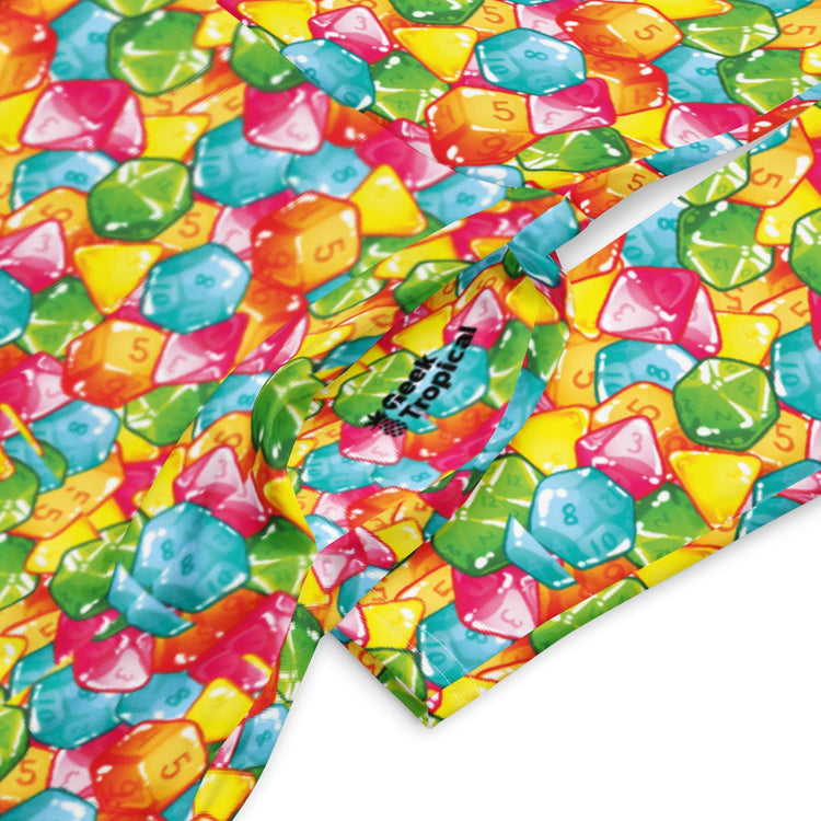 Nerdy DND Gummies Long Sleeve Midi Dress