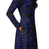 Math And Physics Space Long Sleeve Midi Dress 5