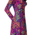 Science Marine Biology Rainbow Coral Long Sleeve Midi Dress 5