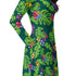 Tropical Video Game Pixels Long Sleeve Midi Dress 5