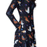 Video Game Cats Dark Long Sleeve Midi Dress 5