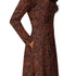 Human Anatomy Dark Long Sleeve Midi Dress 5