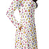 Board Game Objects Meeples White Long Sleeve Midi Dress 5