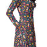 Chess Colorful Chess Pieces Blue Long Sleeve Midi Dress 5
