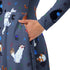 Video Game Cats Light Long Sleeve Midi Dress 6