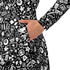 Nerdy Doodles Black Long Sleeve Midi Dress 6