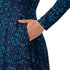 Javascript Computer Code Blue Long Sleeve Midi Dress 6