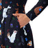 Video Game Cats Dark Long Sleeve Midi Dress 6