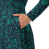 Computer Internet Technology Long Sleeve Midi Dress 6