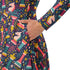 Chess Colorful Chess Pieces Blue Long Sleeve Midi Dress 6