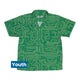 computer circuit board yellow green Youth Hawaiian Shirt Geek Nerd 0925 computer print FLOW DESC WRITING