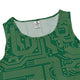 computer circuit board yellow green Dress Geek Nerd 0925 computer print FLOW DESC WRITING