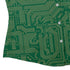 computer circuit board yellow green Curvy Button Up Shirt Geek Nerd 0925 All Adult Button Up Shirts computer print