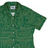 computer circuit board yellow green Curvy Button Up Shirt Geek Nerd 0925 All Adult Button Up Shirts computer print