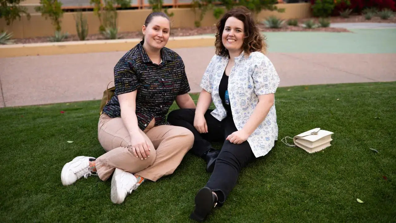 The video showcases several people wearing Geek Tropical's Geeky button up shirts and Nerdy Hawaiian shirts, highlighting the best. 