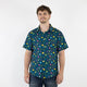 Ready-to-Ship Dnd RPG Dice Blue Button Up Shirt - adult sizing - dnd & rpg print - Maximalist Patterns