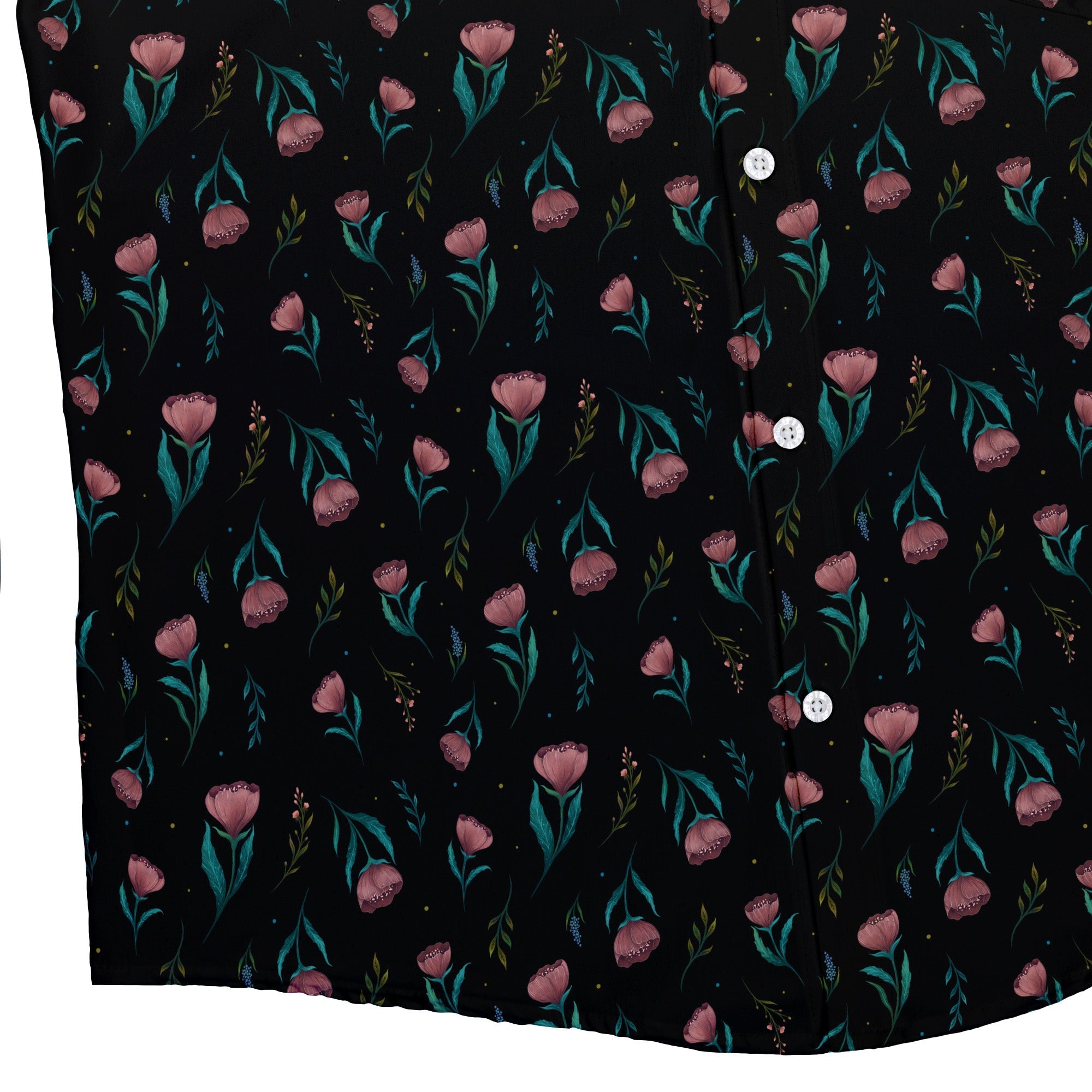 Episodic Blooms Button Up Shirt - XS - Hawaiian Shirt - No Pocket -