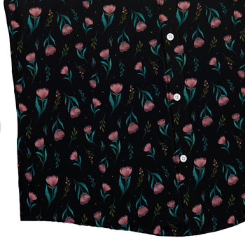 Episodic Blooms Button Up Shirt - XS - Hawaiian Shirt - No Pocket -