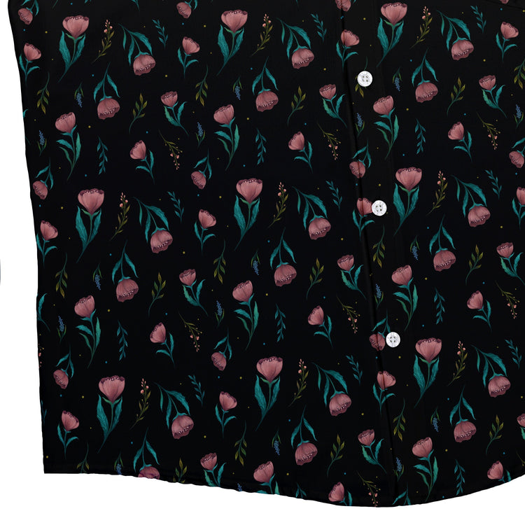 Episodic Blooms Button Up Shirt - XS - Hawaiian Shirt - No Pocket -