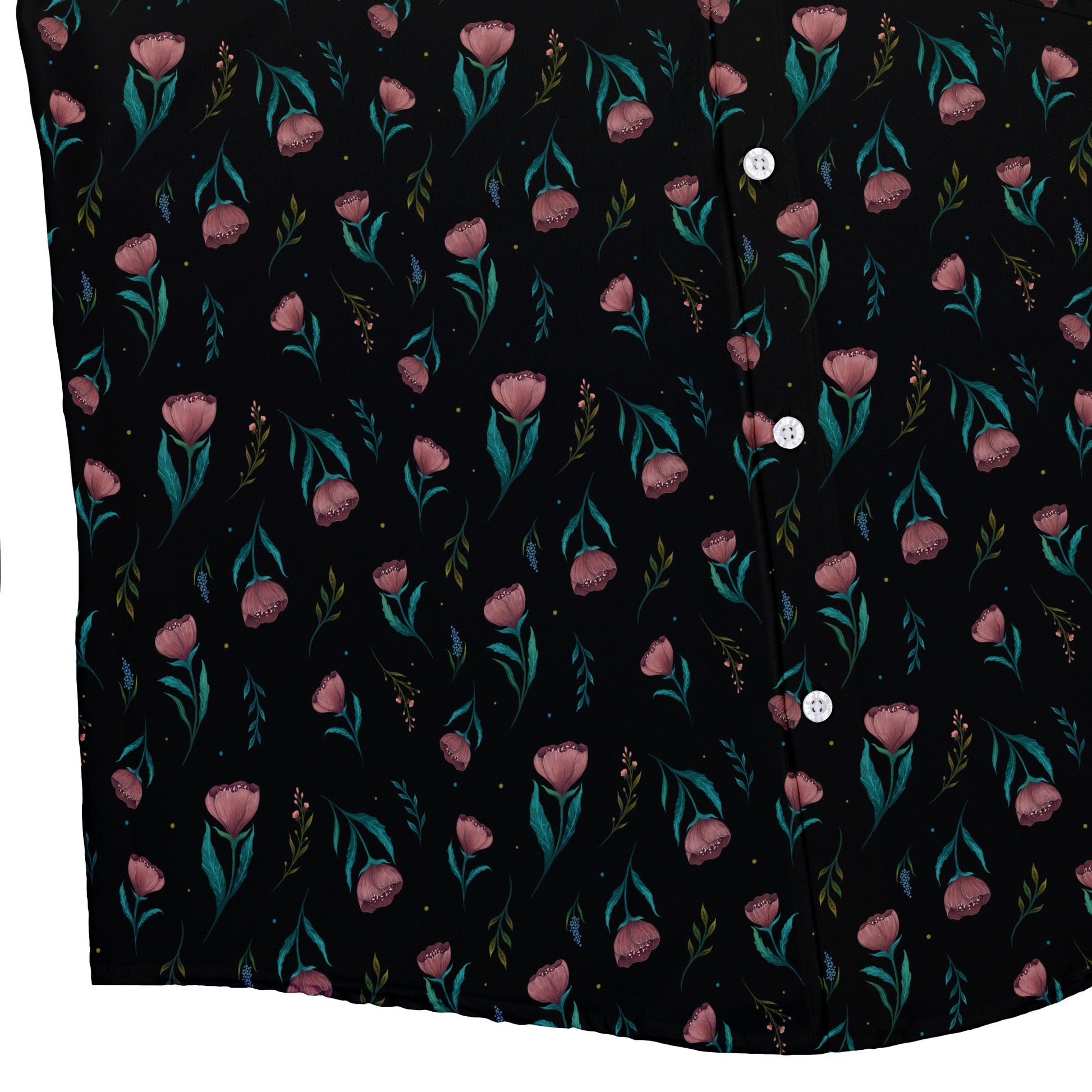 Episodic Blooms Button Up Shirt - XS - Hawaiian Shirt - No Pocket -