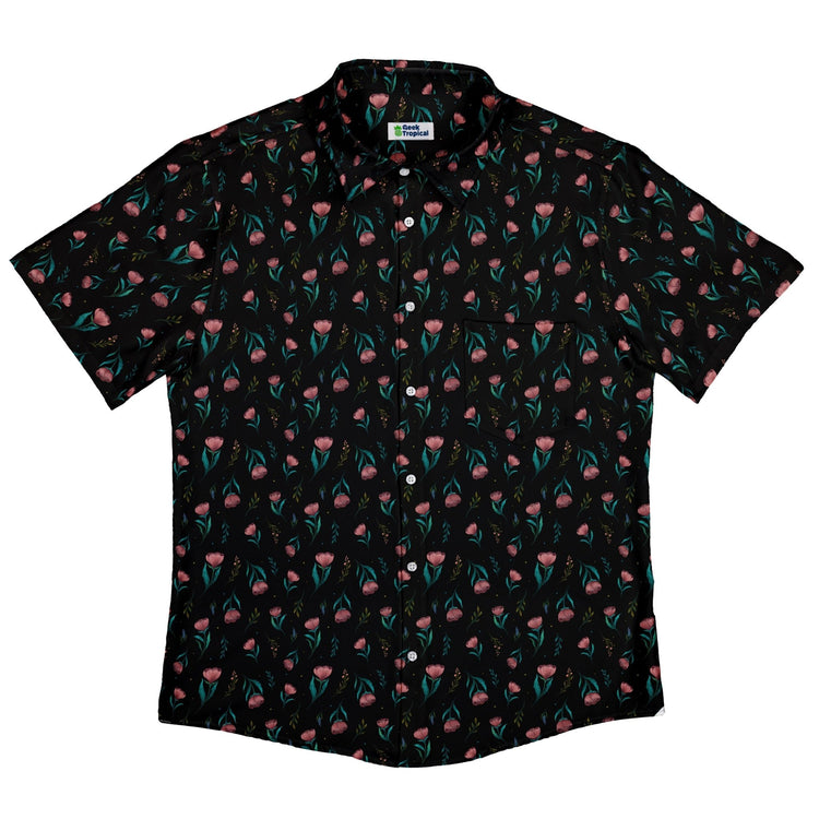 Episodic Blooms Button Up Shirt - XS - Button Down Shirt - No Pocket -