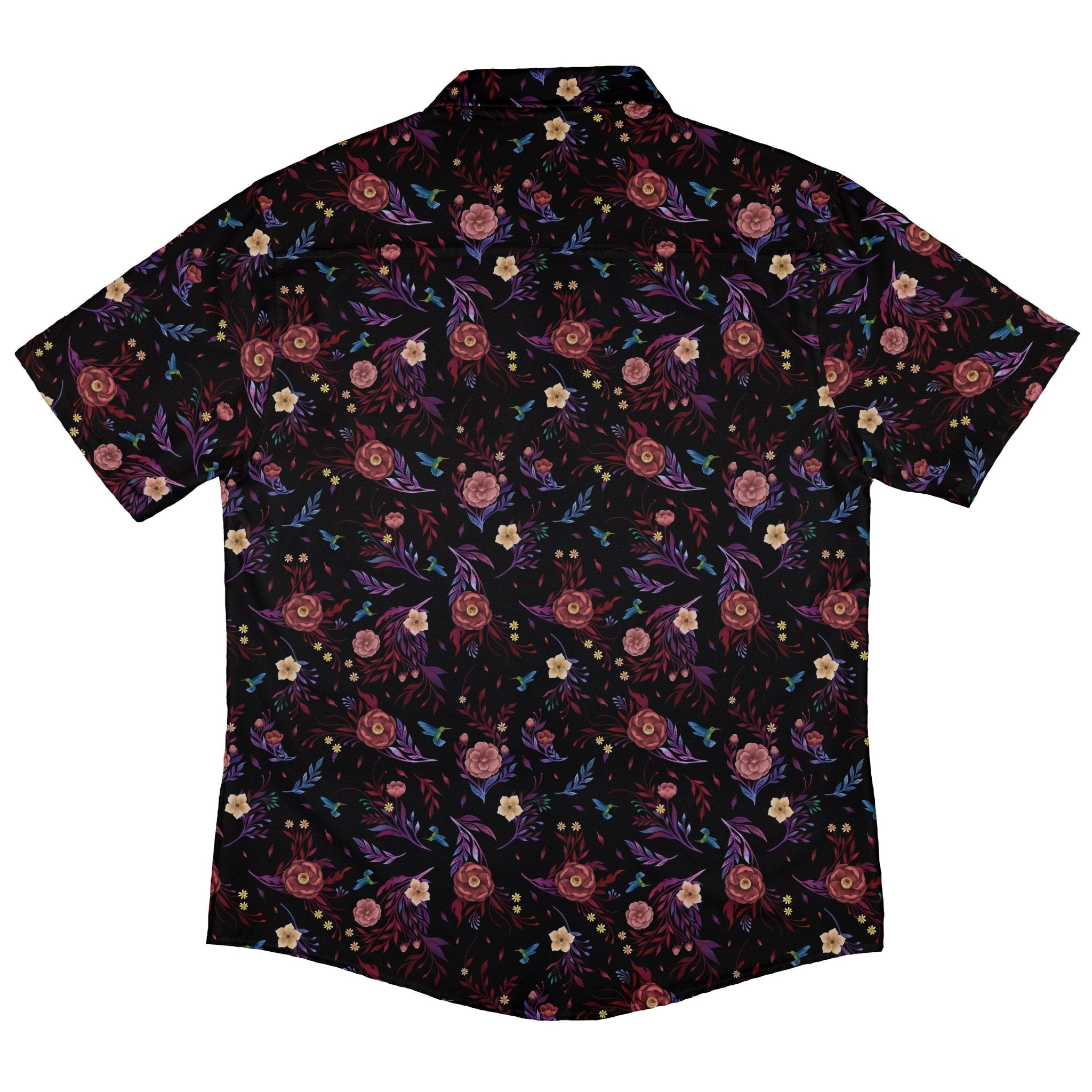 Episodic Camellia Bloom Button Up Shirt - XS - Hawaiian Shirt - No Pocket -