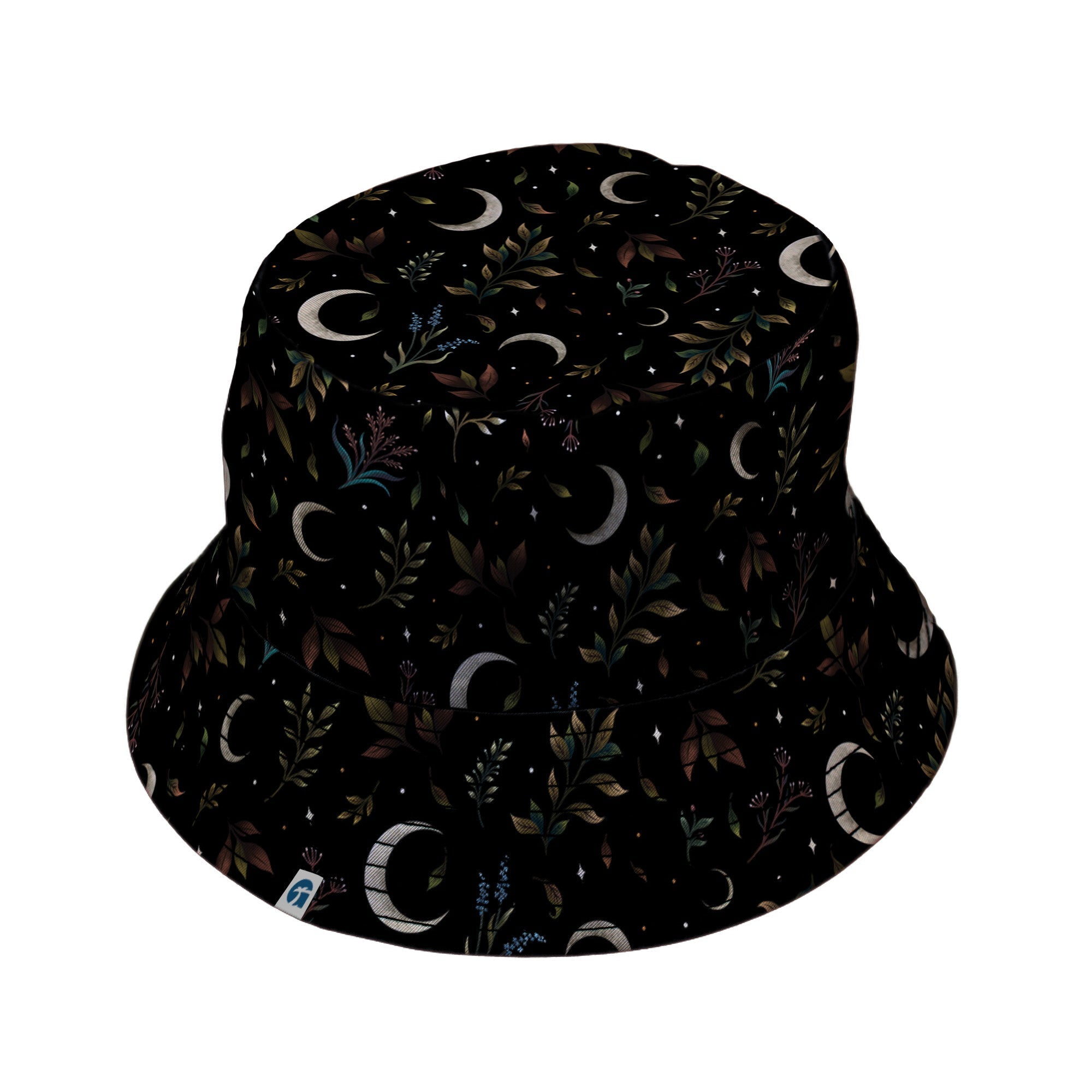 Episodic Crescent Moon Garden Bucket Hat - M - Black Stitching - -